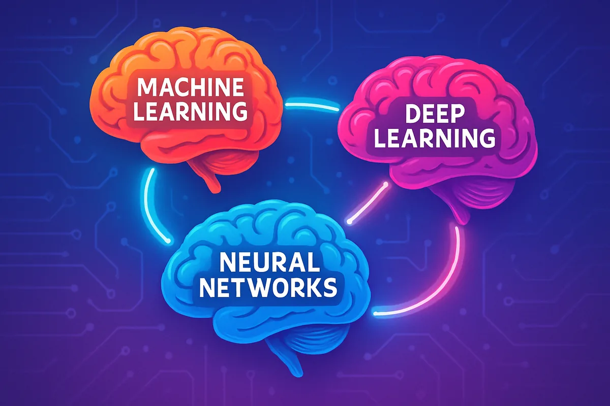 Machine Learning vs Deep Learning vs Neural Networks: AI Explained for Beginners