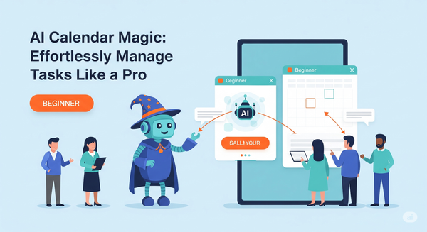AI Calendar Magic: Effortlessly Manage Tasks Like a Pro