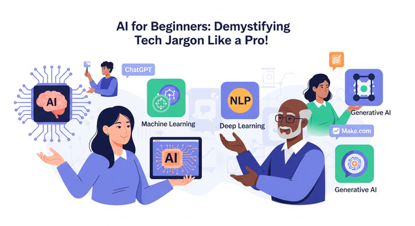 AI for Beginners: Demystifying Tech Jargon Like a Pro!